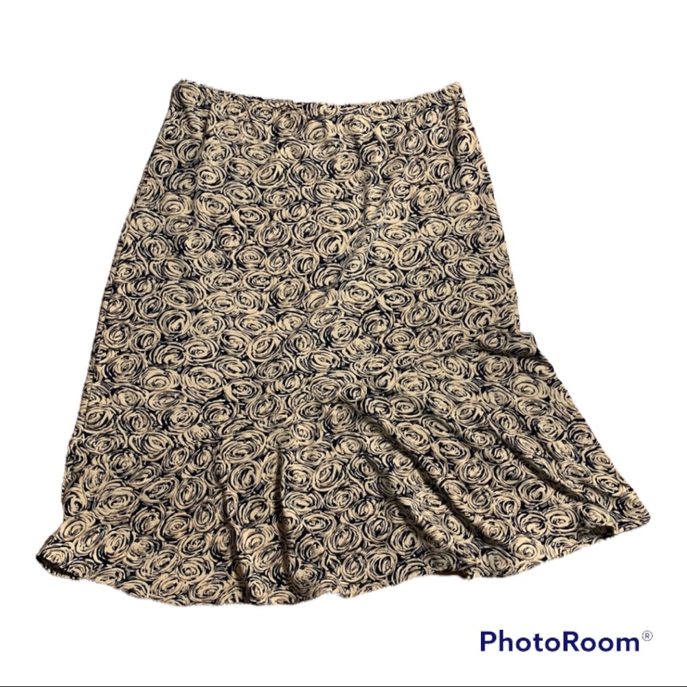 BCBG Max Azria abstract print skirt